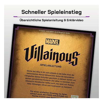 Marvel Villainous Board Game Infinite Power  *German Edition*