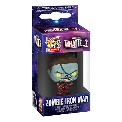 Marvel What If...? Pocket POP! Vinyl Keychains 4 cm Zombie Iron Man Display (12)