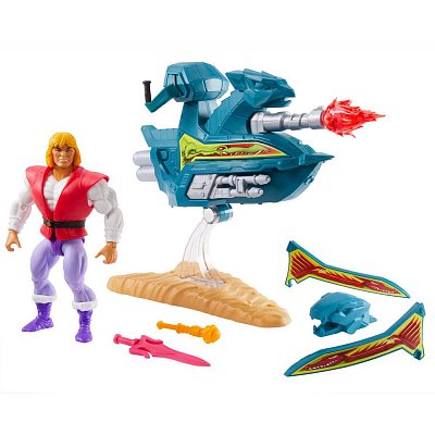 Masters of the Universe Origins Action Figure 2020 Prince Adam with Sky Sled 14 cm