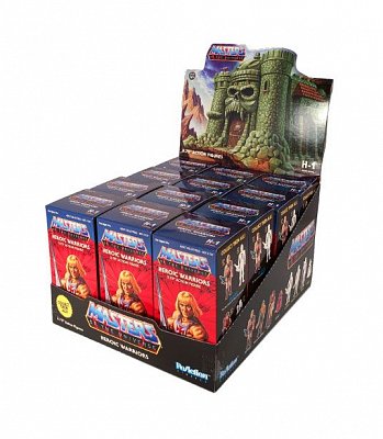 Masters of the Universe ReAction Action Figures 10 cm Castle Grayskull Blind Box Display (12)