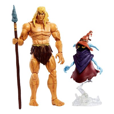 Masters of the Universe: Revelation Masterverse Action Figures 2022 Deluxe Savage He-Man & Orko 18 cm - Damaged packaging