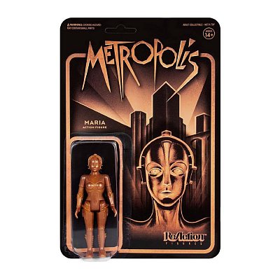 Metropolis ReAction Action Figure Maria (Gold) 10 cm