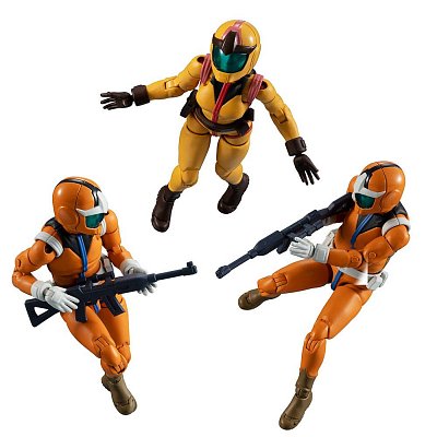 Mobile Suit Gundam G.M.G. Action Figure 3-Pack Earth Federation Force 10 cm