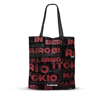 Money Heist Tote Bag Cities