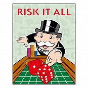 Monopoly Art Print Risk It All Limited Edition 36 x 28 cm