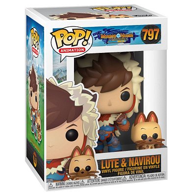 Monster Hunter Pop & Buddy! Animation Vinyl Figure Lute & Navirou 9 cm