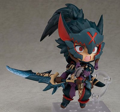 Monster Hunter World Iceborne Nendoroid Action Figure Hunter Female Nargacuga Alpha Armor Ver. DX