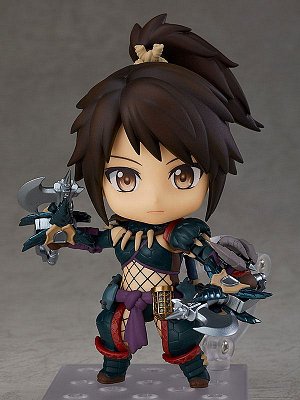 Monster Hunter World Iceborne Nendoroid Action Figure Hunter Female Nargacuga Alpha Armor Ver. DX
