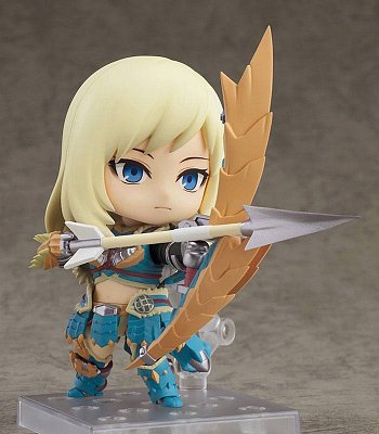 Monster Hunter World Iceborne Nendoroid Action Figure Hunter Female Zinogre Alpha Armor Ver. DX  - Damaged packaging