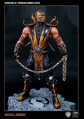 Mortal Kombat 9 Premium Format Statue Scorpion 50 cm --- DAMAGED PACKAGING