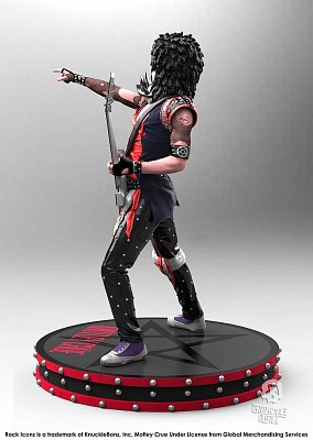 Mötley Crüe Rock Iconz Statue 1/9 Nikki Sixx 22 cm --- DAMAGED PACKAGING