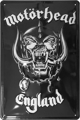 Motörhead Tin Sign England 20 x 30 cm