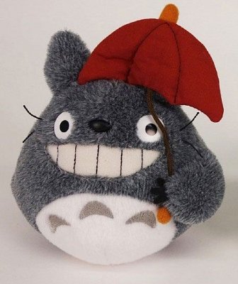 My Neighbor Totoro Plush Figure Totoro Red Umbrella 15 cm