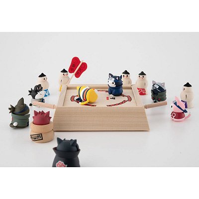 Naruto Shippuden Nyaruto! Trading Figure 3 cm Cats of Konoha Village Assortment (8)