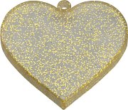 Nendoroid More Heart-shaped Base for Nendoroid Figures Heart Gold Glitter Version