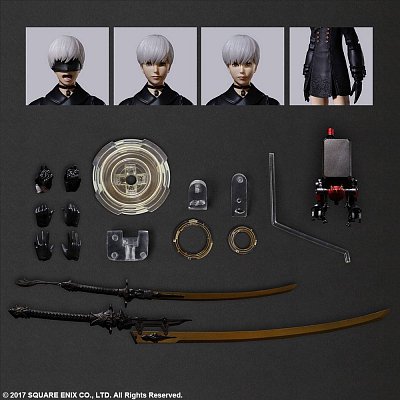 NieR Automata Play Arts Kai Action Figure YoRHa No. 9 Type S Deluxe Ver. 24 cm