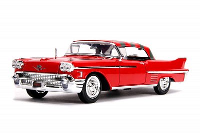 Nightmare on Elm Street Diecast Model American Horror Rides 1/24 1958 Cadillac with Figure