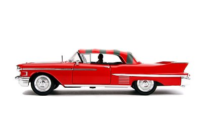 Nightmare on Elm Street Diecast Model American Horror Rides 1/24 1958 Cadillac with Figure
