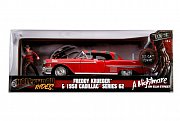 Nightmare on Elm Street Diecast Model American Horror Rides 1/24 1958 Cadillac with Figure