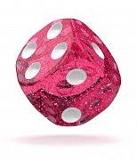 Oakie Doakie Dice D6 Dice 16 mm Speckled - Pink (12)