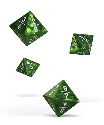 Oakie Doakie Dice D8 Dice 18 mm Goyf Marble - Green (4)