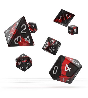 Oakie Doakie Dice RPG Set Enclave - Ruby (7)