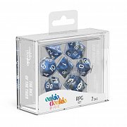 Oakie Doakie Dice RPG Set Gemidice - Liquid Steel (7)