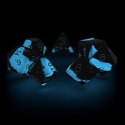 Oakie Doakie Dice RPG Set Glow in the Dark - Deep Ocean (7)
