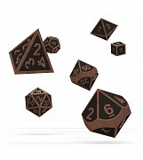 Oakie Doakie Dice RPG Set Metal Dice - Steampunk (7)