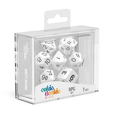 Oakie Doakie Dice RPG Set Solid - White (7)