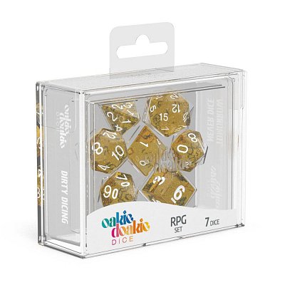 Oakie Doakie Dice RPG Set Speckled - Orange (7)