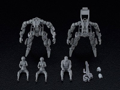 OBSOLETE Moderoid Plastic Model Kit 1/35 Multi-Purpose EXOFRAME (Gray) 9 cm