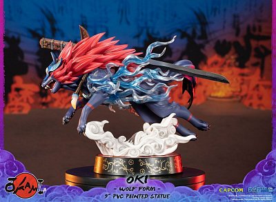 Okami PVC Statue Oki (Wolf Form) 21 cm - Damaged packaging