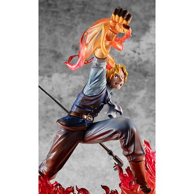 One Piece Excellent Model P.O.P. PVC Statue Sabo Fire Fist Inheritance Limited Edition 15 cm