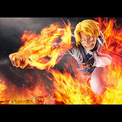 One Piece Excellent Model P.O.P. PVC Statue Sabo Fire Fist Inheritance Limited Edition 15 cm