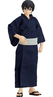 Original Character Figma Action Figure Male Body Ryo with Yukata Outfit 14 cm