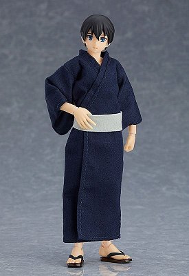 Original Character Figma Action Figure Male Body Ryo with Yukata Outfit 14 cm