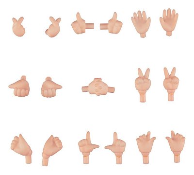 Original Character Parts for Nendoroid Doll Figures Hand Parts Set 02 (Peach)