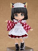 Original Character Parts for Nendoroid Doll Figures Outfit Set Japanese-Style Maid Pink