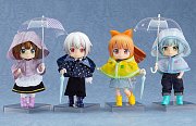 Original Character Parts for Nendoroid Doll Figures Outfit Set Rain Poncho - White