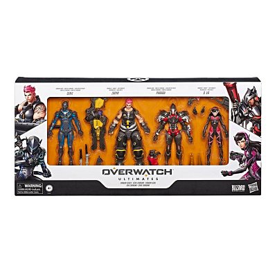 Overwatch Ultimates Action Figures 4-Pack Carbon Fiber 15 cm --- DAMAGED PACKAGING
