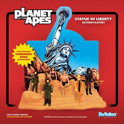 Planet of the Apes ReAction Playset Statue of Liberty SDCC 2018
