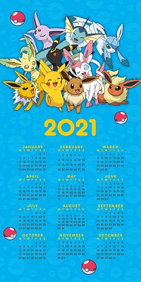 Pokémon Calendar 2021 *English Version*