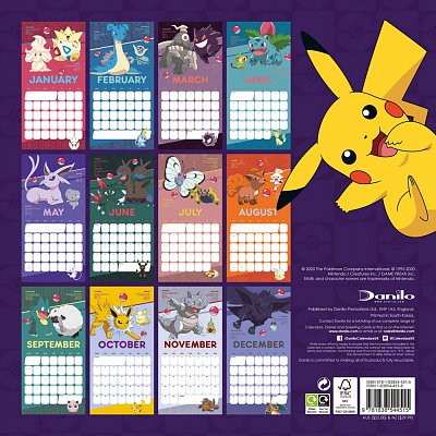 Pokémon Calendar 2021 *English Version*