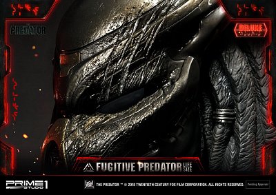 Predator 2018 Bust 1/1 Fugitive Predator Deluxe Ver. 76 cm