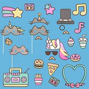 Pusheen Party Photo Booth Kit