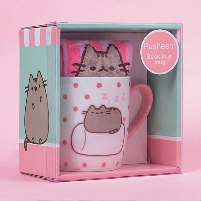 Pusheen Sock in a Mug Marshmallow