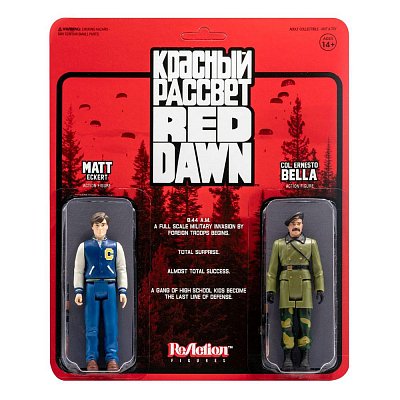 Red Dawn ReAction Action Figure 2-Pack Pack B (Matt & Bella) 10 cm