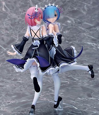 Re:ZERO -Starting Life in Another World- PVC Statue 1/7 Rem & Ram: Twins Ver 24 cm