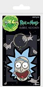 Rick and Morty Rubber Keychain Rick Crazy Smile 6 cm